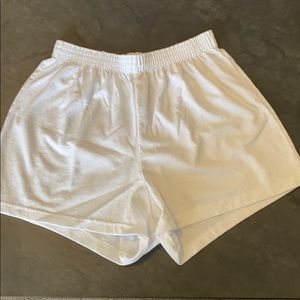 White Soffe Shorts
